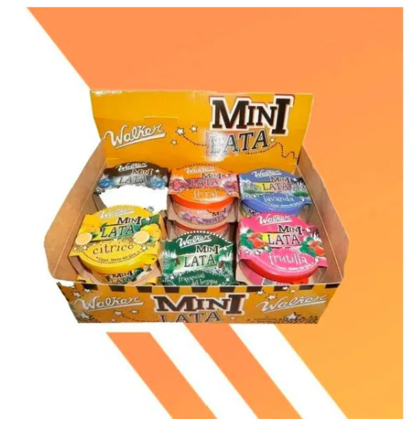 Latas Aromaticas P/automovil 40 Grs Walker X12 Unidades - Imagen 2