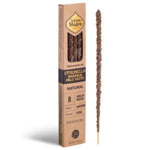 Sahumerios Línea Natural Citronella, Naranja y Palo Santo
