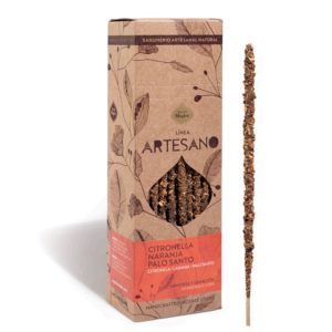Sahumerios Línea Artesano ×30 Citronella Naranja Palo Santo