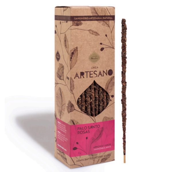 Sahumerios Línea Artesano ×30 Palo Santo Rosas