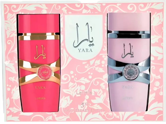 Combo Lattafa Yara & Yara Candy Edp Set 2x100ml