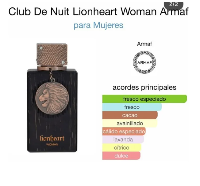 Armaf Club De Nuit Lionheart Woman Eau De Parfum 100ml - Imagen 2