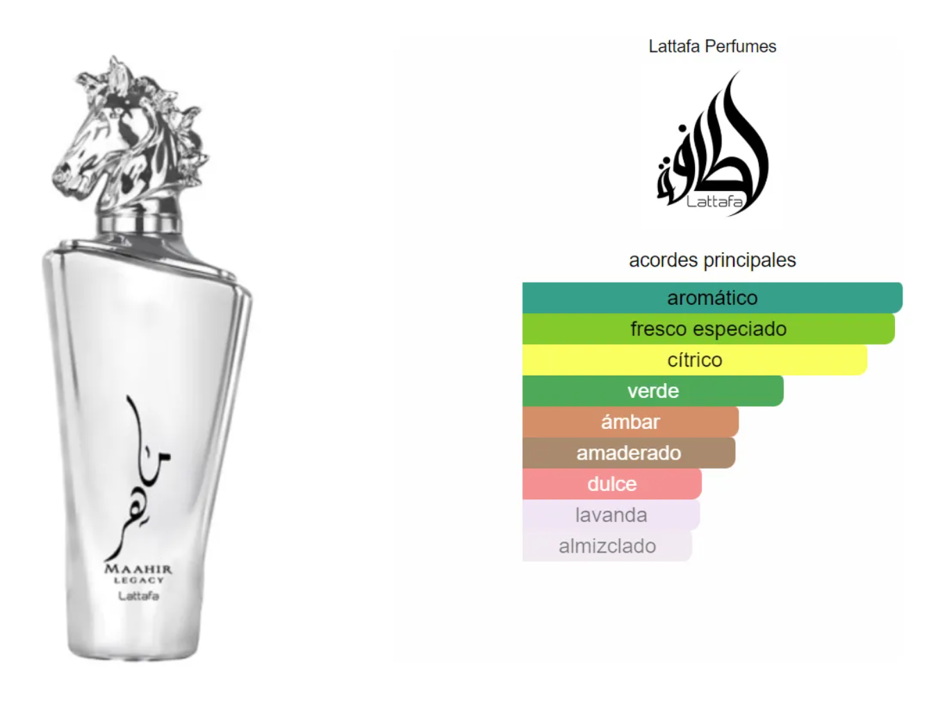 Lattafa Maahir Legacy Edp X100 Ml - Imagen 2