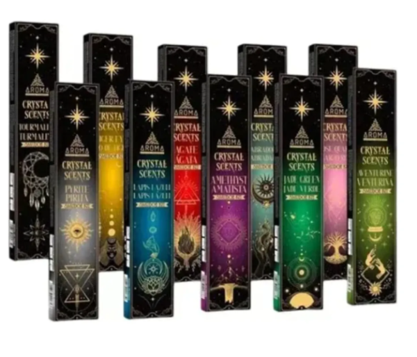 Sahumerios Crystal Scents Aromanza Combo X7 Unidades
